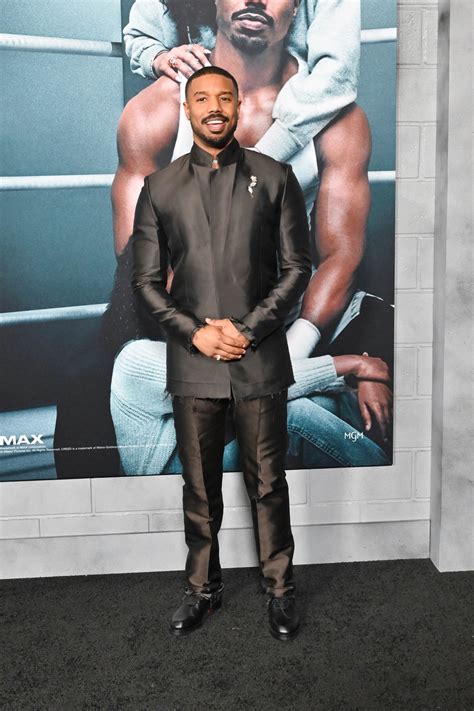 Michael B. Jordan Suits Up in Givenchy for 'Creed III' L.A.